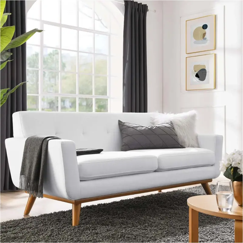 Eei-1179-whi Modway Furniture Engage Living Room Furniture Loveseat