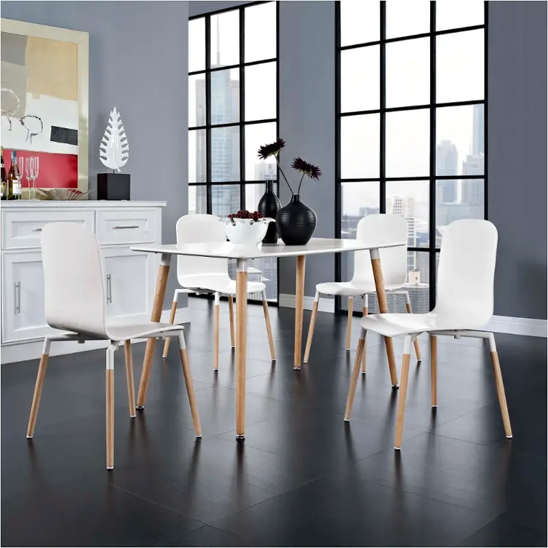 Eei-1373-whi Modway Furniture Stack Dining Room Furniture Dining Chair