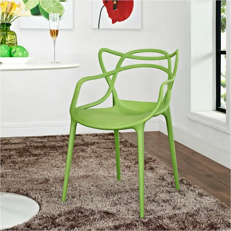 Eei-1458-grn Modway Furniture Entangled Dining Room Furniture Dining Chair