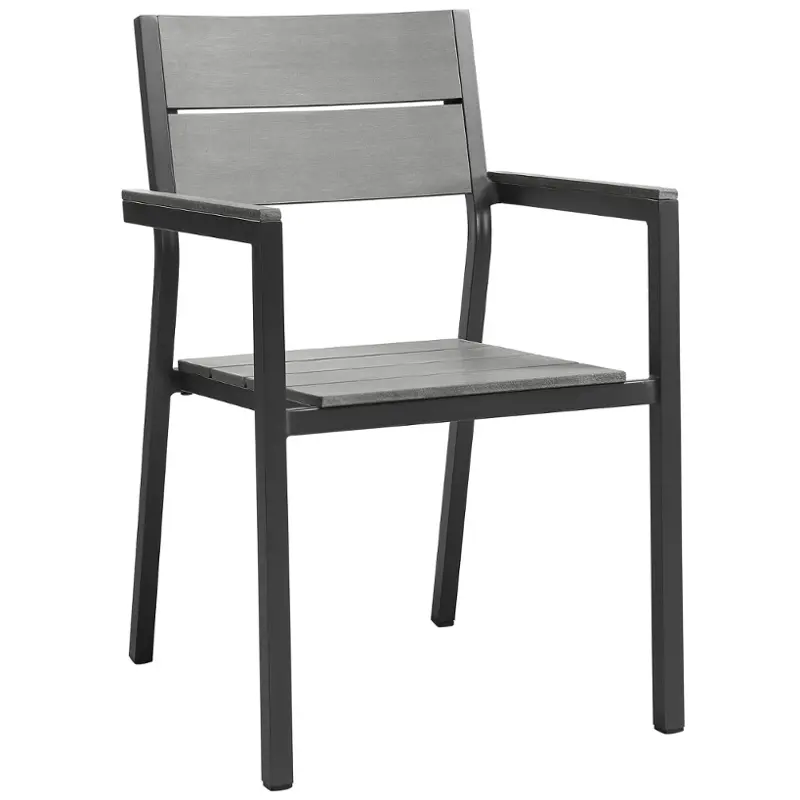 Eei-1506-brn-gry Modway Furniture Maine Outdoor Furniture Patio Seating