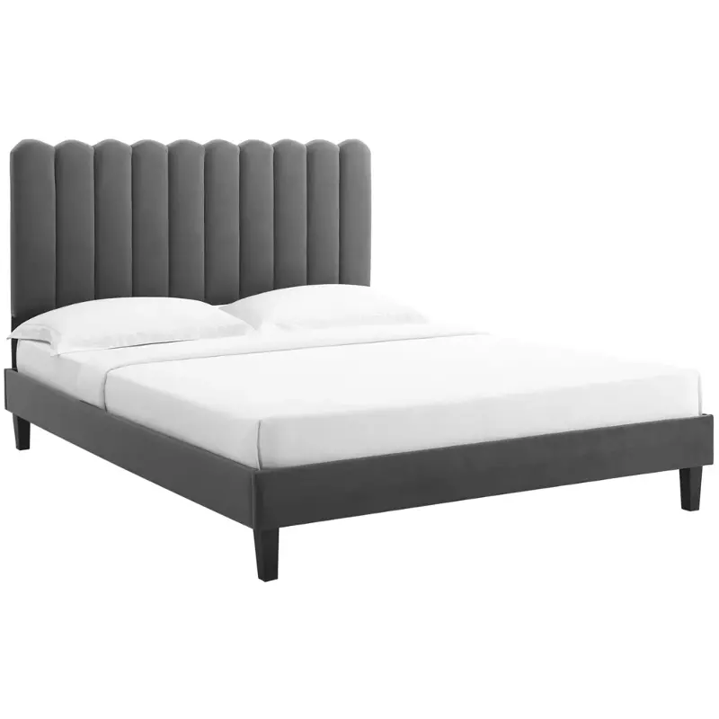 Mod-7078-cha Modway Furniture Reagan Bedroom Furniture Bed
