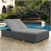 Eei-1983-chc-gry Modway Furniture Sojourn Outdoor Furniture Chaise
