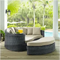 Eei-1993-gry-bei Modway Furniture Summon Outdoor Furniture Daybed