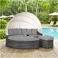 Eei-1997-gry-gry Modway Furniture Summon Outdoor Furniture Daybed