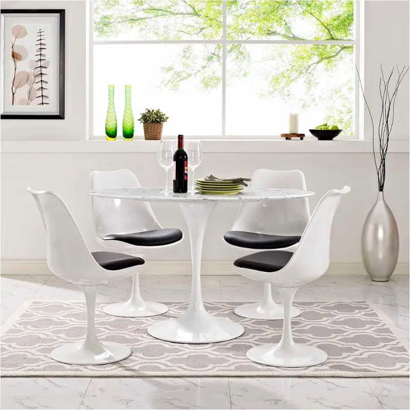 Eei-2021-whi Modway Furniture Lippa Dining Room Furniture Dining Table