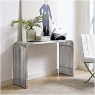 Eei-2104-slv Modway Furniture Pipe Living Room Furniture Accent Table