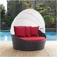 Eei-2175-exp-red Modway Furniture Convene Outdoor Furniture Daybed