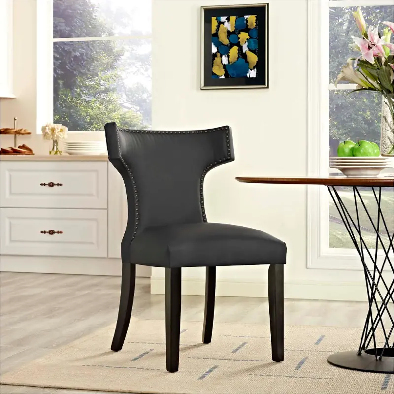 Eei-2220-blk Modway Furniture Curve Dining Room Furniture Dining Chair