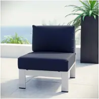 Eei-2263-slv-nav Modway Furniture Shore Outdoor Furniture Patio Seating
