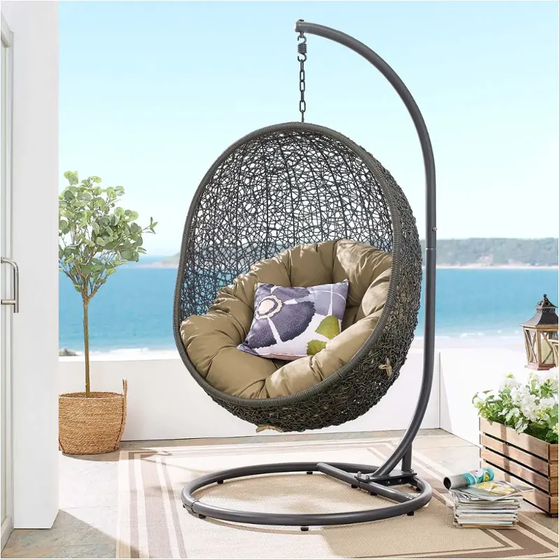 Eei-2273-gry-moc Modway Furniture Hide Outdoor Furniture Patio Seating
