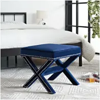 Eei-2324-nav Modway Furniture Rivet Bedroom Furniture Benche