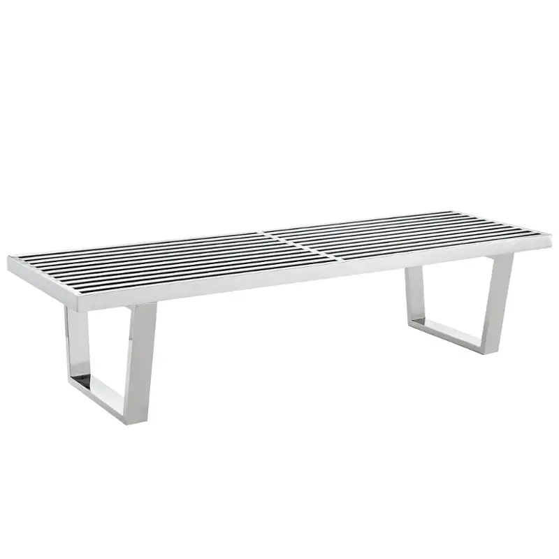 Eei-246-slv Modway Furniture Sauna Outdoor Furniture Benche