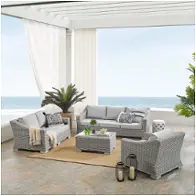 Eei-4355-lgr-gry Modway Furniture Conway Outdoor Furniture Patio Seating