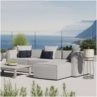Eei-4380-gry Modway Furniture Saybrook Outdoor Furniture Patio Seating