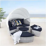 Eei-4442-lgr-nav Modway Furniture Scottsdale Outdoor Furniture Daybed