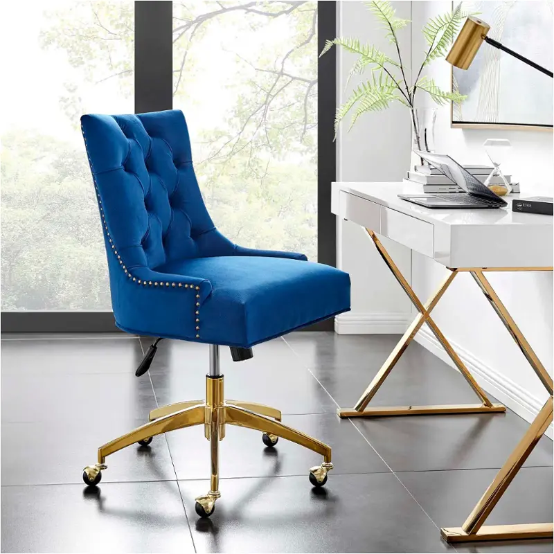 Eei-4571-gld-nav Modway Furniture Regent Home Office Furniture Office Chair
