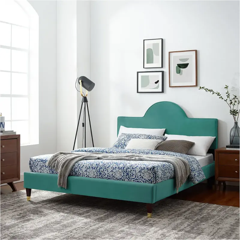 Mod-7031-tea Modway Furniture Aurora Bedroom Furniture Bed