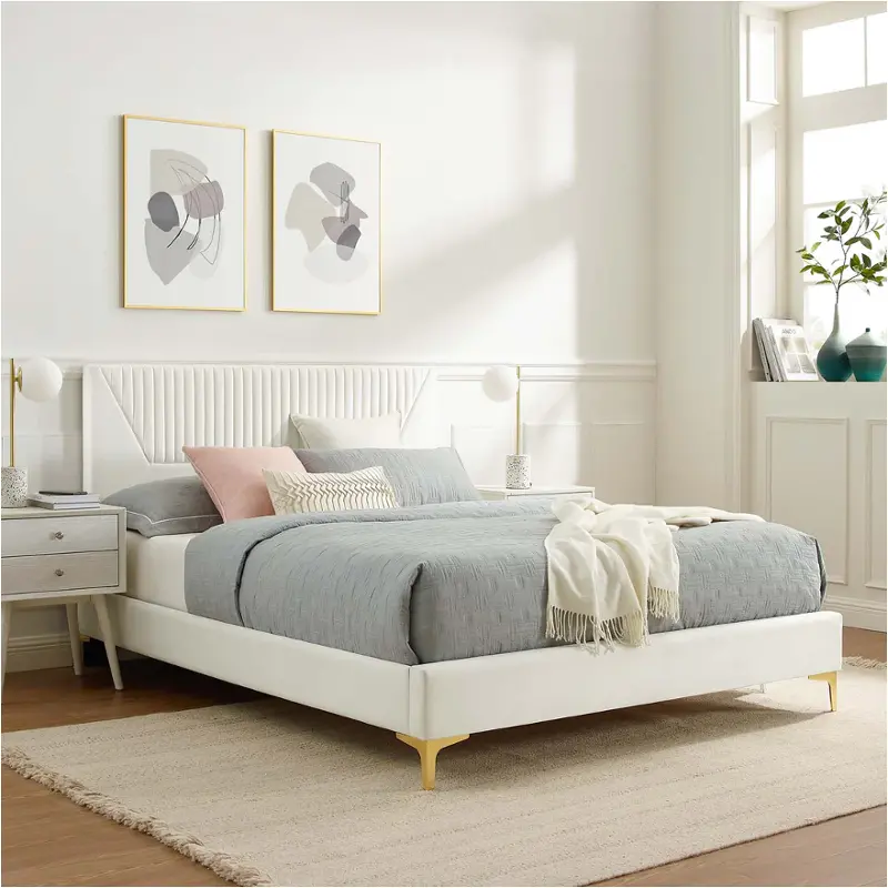 Mod-7016-whi Modway Furniture Yasmine Bedroom Furniture Bed