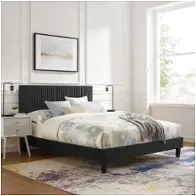 Mod-7000-cha Modway Furniture Leah Chevron Bedroom Furniture Bed