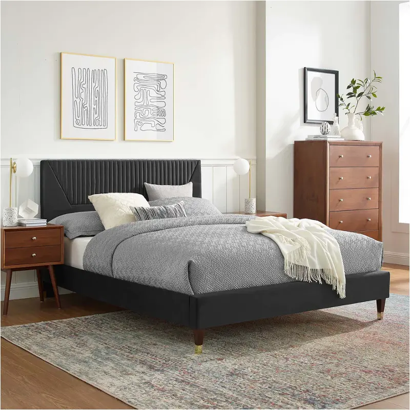 Mod-6972-cha Modway Furniture Yasmine Bedroom Furniture Bed