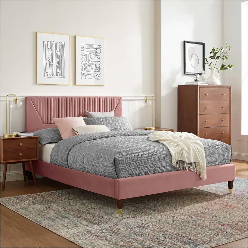 Mod-6972-dus Modway Furniture Yasmine Bedroom Furniture Bed