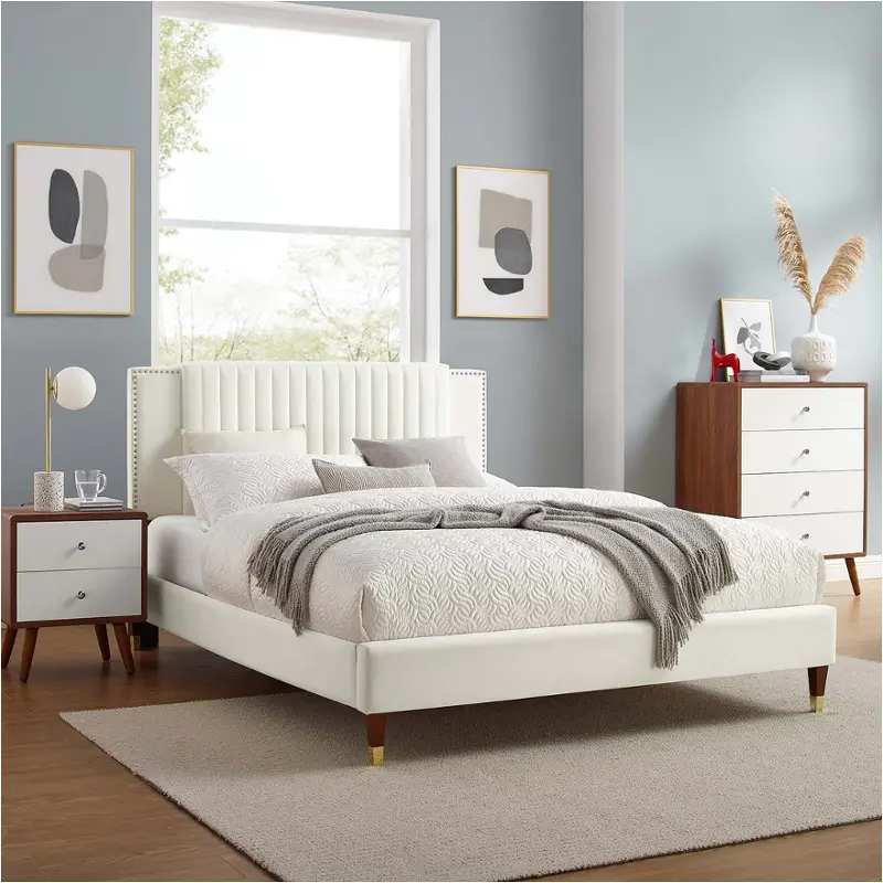 Mod6970whi Modway Furniture Zahra Bed