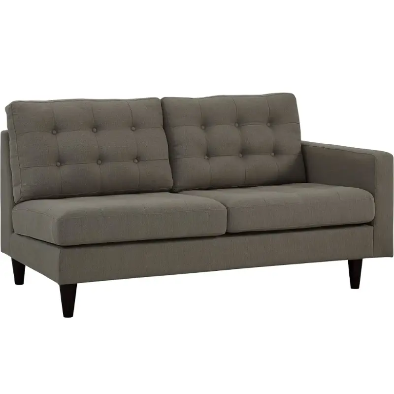 Eei-2595-gra Modway Furniture Empress Living Room Furniture Loveseat