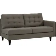 Eei-2595-gra Modway Furniture Empress Living Room Furniture Loveseat