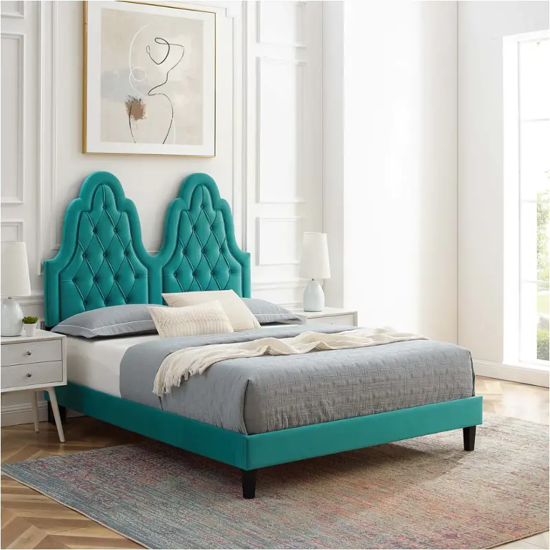 Mod-6936-tea Modway Furniture Alexandria Bedroom Furniture Bed