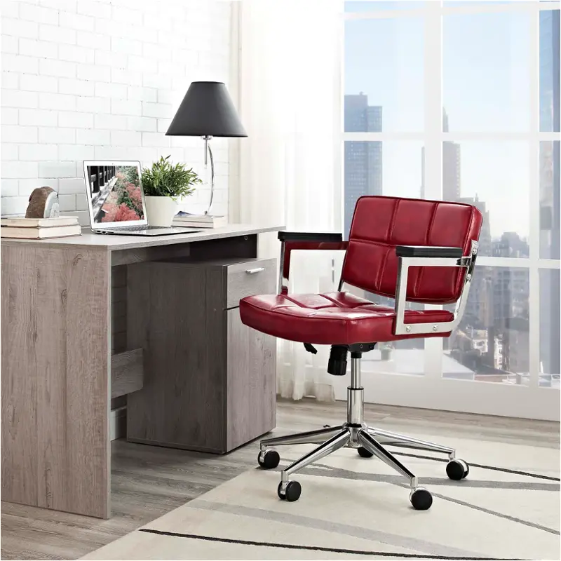 Eei-2686-red Modway Furniture Portray Office Chair