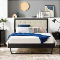 Mod-6384-blk-bei Modway Furniture Willow Bedroom Furniture Bed