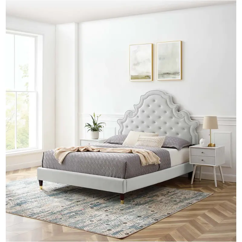 Mod-6758-lgr Modway Furniture Gwyneth Bedroom Furniture Bed