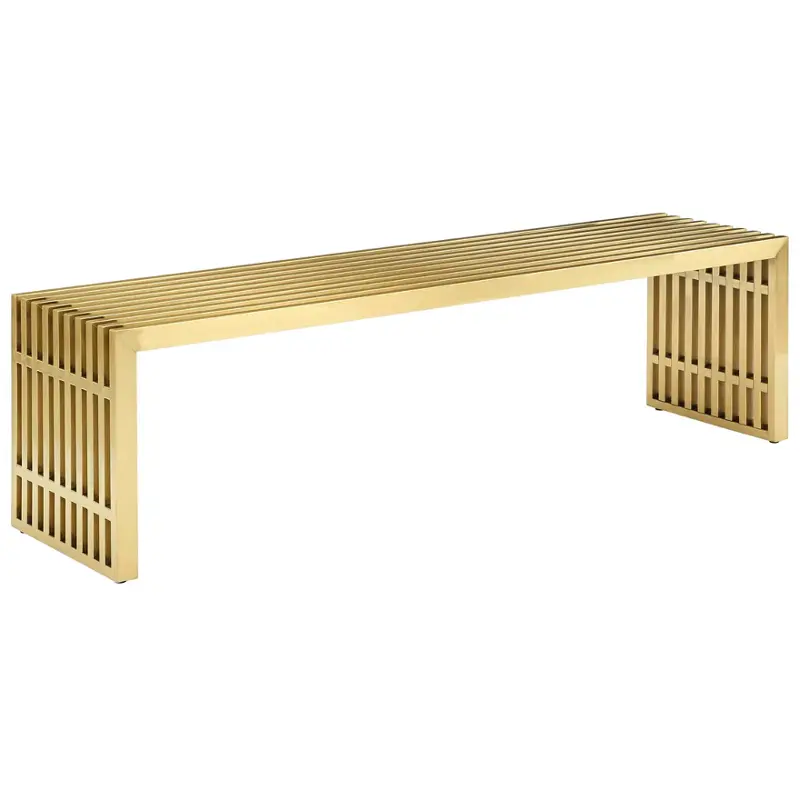 Eei-3000-gld Modway Furniture Gridiron Accent Furniture Benche