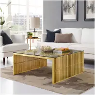 Eei-3037-gld Modway Furniture Gridiron Living Room Furniture Cocktail Table