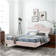 Mod-6517-pnk Modway Furniture Aurora Bedroom Furniture Bed