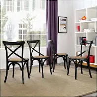 Eei-3482-blk Modway Furniture Gear Dining Room Furniture Dining Chair