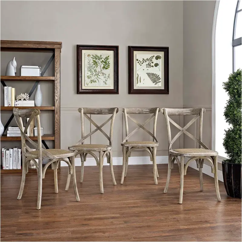 Eei-3482-gry Modway Furniture Gear Dining Room Furniture Dining Chair