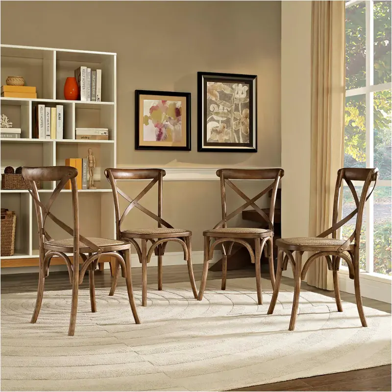 Eei-3482-wal Modway Furniture Gear Dining Room Furniture Dining Chair