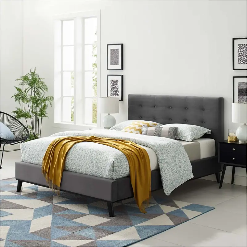 Mod-6006-gry Modway Furniture Mckenzie Bedroom Furniture Bed