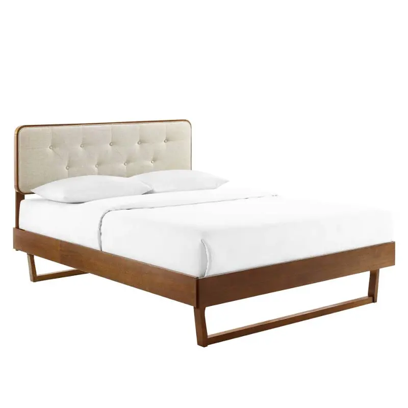 Mod-6646-wal-bei Modway Furniture Bridgette Bedroom Furniture Bed