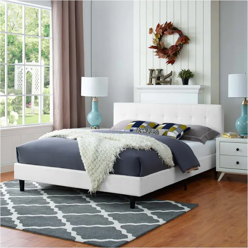 Mod-5426-whi Modway Furniture Linnea Bedroom Furniture Bed