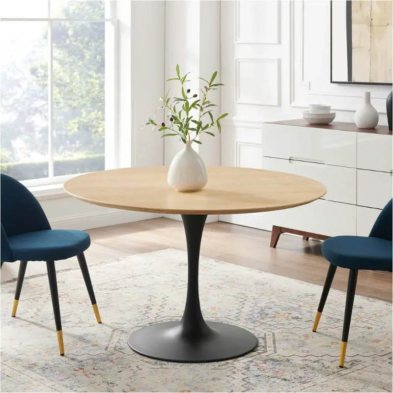 Eei-4872-blk-nat Modway Furniture Lippa Dining Room Furniture Dining Table
