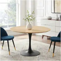 Eei-4872-blk-nat Modway Furniture Lippa Dining Room Furniture Dining Table