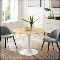 Eei-5172-whi-nat Modway Furniture Lippa Dining Room Furniture Dining Table