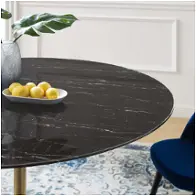 Eei-5241-gld-blk Modway Furniture Lippa Dining Room Furniture Dining Table