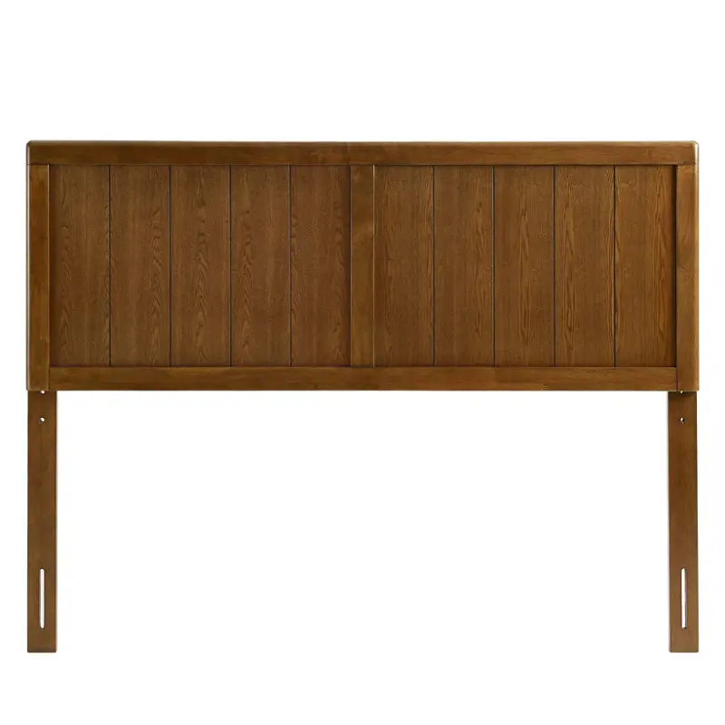 Mod6217wal Modway Furniture Robbie Full Wood Headboard Walnut
