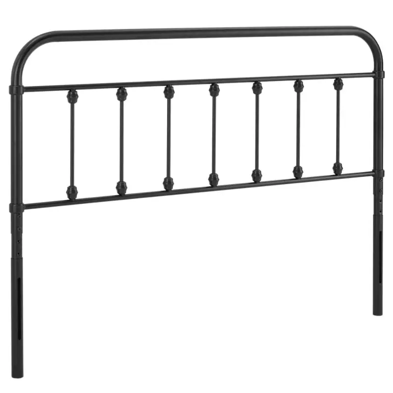 Mod6154blk Modway Furniture Sage Queen Metal Headboard Black