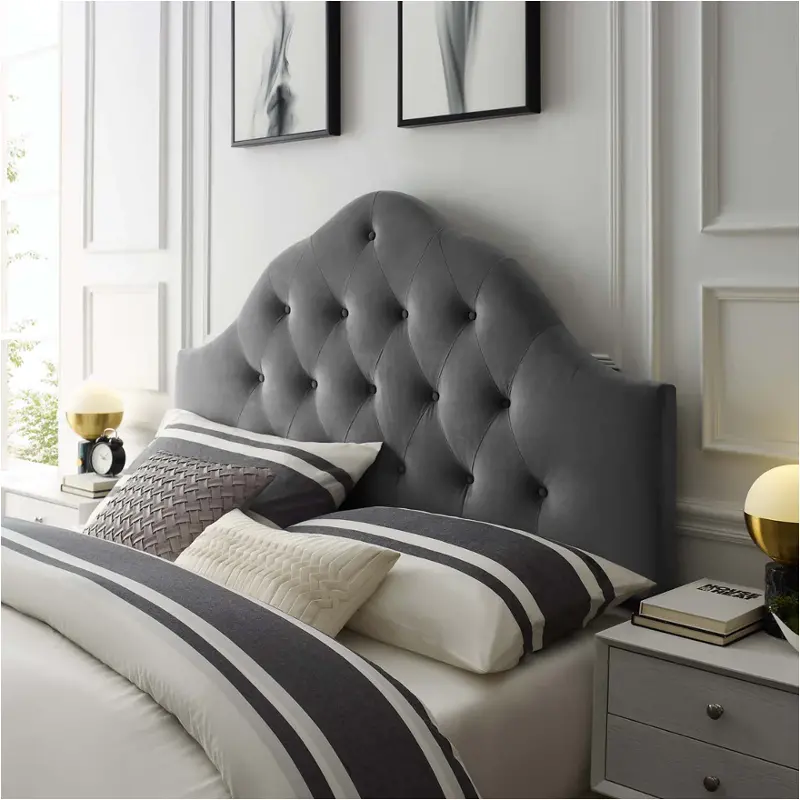 Mod-6123-gry Modway Furniture Sovereign Bedroom Furniture Bed