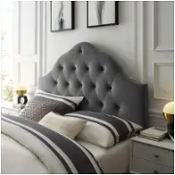 Mod-6123-gry Modway Furniture Sovereign Bedroom Furniture Bed