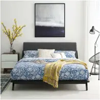 Mod-6047-cap-gry Modway Furniture Luella Bedroom Furniture Bed